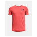 Červené tričko Under Armour UA B SPORTSTYLE LEFT CHEST SS