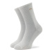 Calvin Klein Súprava 2 párov vysokých dámskych ponožiek 701219861 Biela