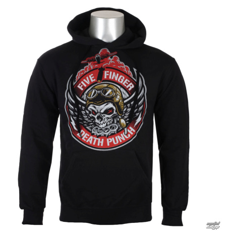 mikina s kapucňou ROCK OFF Five Finger Death Punch Black Čierna