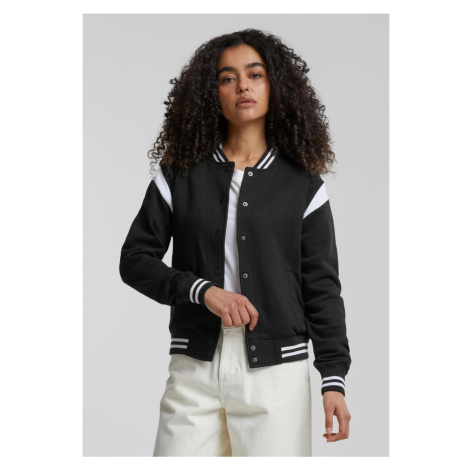 Women's inset College Sweat Jacket blk/wht Urban Classics