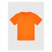Adidas Tričko Trefoil HK7514 Oranžová Regular Fit