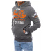 Dstreet dark gray men's hoodie BX5256