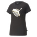 Puma GRAPHIC HOUND STOOTH TEE Dámske tričko, čierna, veľkosť