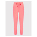 Deha Teplákové nohavice A00538 Ružová Regular Fit