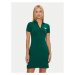 Reebok Každodenné šaty Cl Ae V Polo Dress 100076246 Zelená Regular Fit