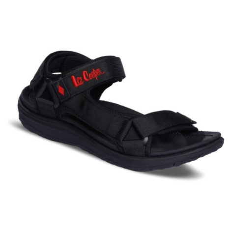 Lee Cooper SANDALS Pánske sandále, čierna, veľkosť