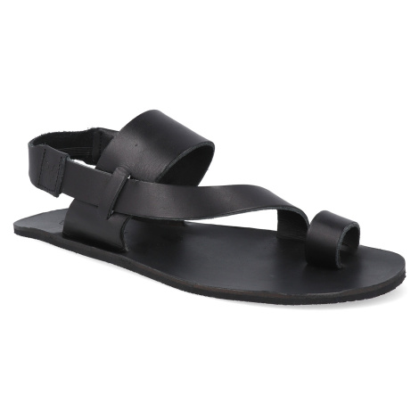 Barefoot dámske sandále Vivobarefoot - OPANKA SANDAL WOMENS OBSIDIAN čierne