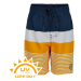 Chlapčenské plavky COLOR KIDS Swim shorts stripes UPF 30+ Saffron