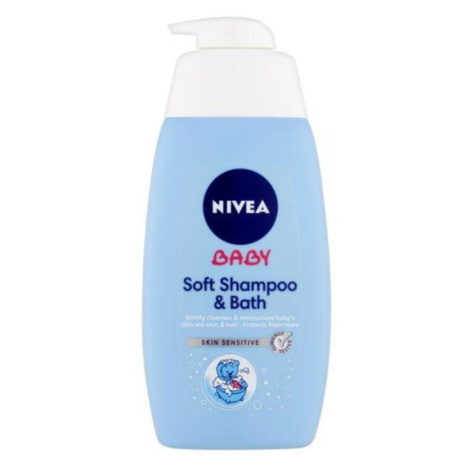 NIVEA Baby Šampón a pena do kúpeľa 2v1 500ml