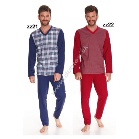 TARO Pánske pyžamo Victor2633-2 zz22-červená