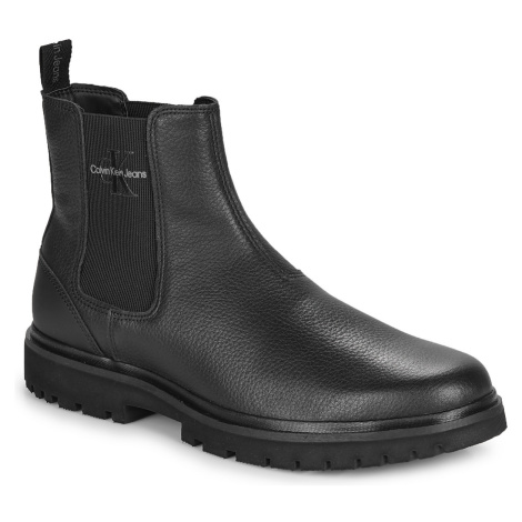 Calvin Klein Jeans  EVA MID CHELSEA BOOT  Polokozačky Čierna