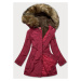 Červená dámska zimná bunda (M21309)