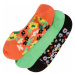 Happy Socks Ponožky 'Flower'  žltá / svetlozelená / oranžová / čierna