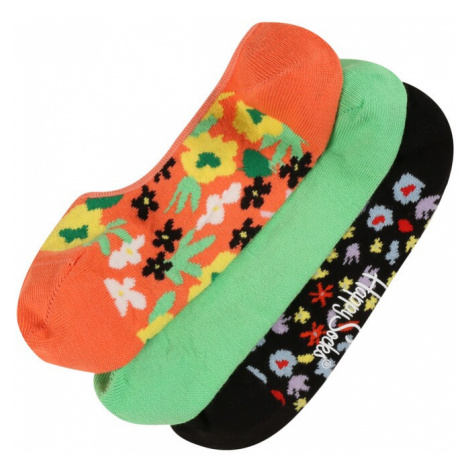 Happy Socks Ponožky 'Flower'  žltá / svetlozelená / oranžová / čierna