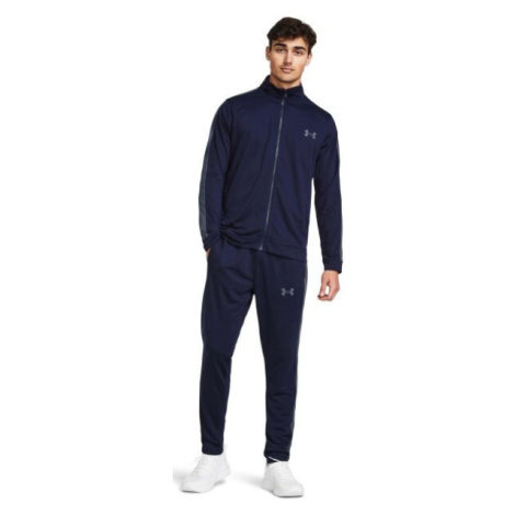 Under Armour UA KNIT TRACK SUIT Pánska športová súprava, tmavo modrá, veľkosť