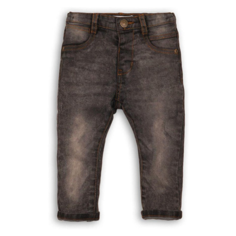 Nohavice chlapčenské džínsové s elastanom, Minoti, RANGER 6, černá - | 2/3let