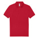 B&amp;C Unisex polo tričko PU424 Red
