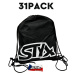 31PACK pánske trenky Styx klasická guma - trenky na mesiac