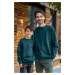 Trendyol Oil Boy Father-Son Printed Knitted Mini Me Sweatshirt