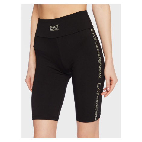 EA7 Emporio Armani Cyklistické šortky 3RTS61 TJ01Z 0200 Čierna Slim Fit