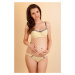 Těhotenské kalhotky model 16119367 MK Žlutá 38 - Lupoline