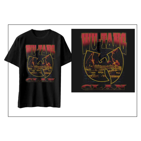 Wu-Tang Clan tričko Lightning Infill W Čierna