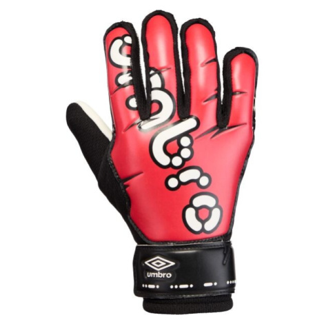 Umbro CYPHER GLOVE - JNR Detské brankárske rukavice, červená, veľkosť