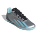 Juniorské futbalové halové kopačky ADIDAS X CRAZYFAST MESSI 4 SILVMT BLIBLU CBLACK_IE4070_tf