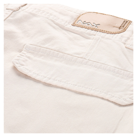 Women's wide pocket pants nax NAX SERDA pastel parchment