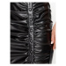KARL LAGERFELD Sukňa z imitácie kože 236W1200 Čierna Slim Fit