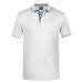 James&amp;Nicholson Pánska polokošeľa JN728 White