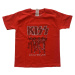 Kiss tričko Destroyer Sketch Červená