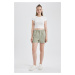 DEFACTO Coool Regular Fit Normal Waist Gabardine 100% Cotton Shorts