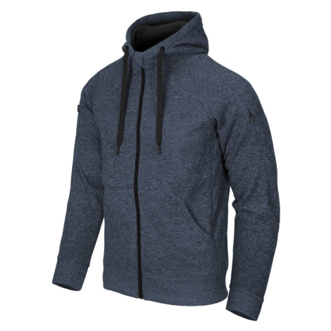 Mikina Helikon COVERT TACTICAL HOODIE melange blue