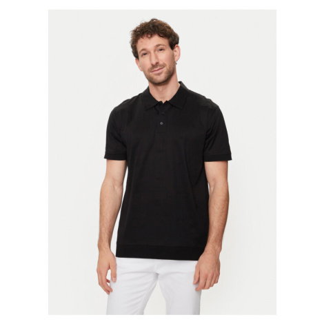 KARL LAGERFELD Polokošeľa 745007 542201 Čierna Regular Fit