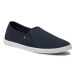 Tommy Hilfiger Tenisky Canvas Slip-On Sneaker FW0FW07806 Tmavomodrá