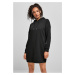 Women's Organic Oversized Terry Hooded Dress Black