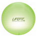 Gymnastický míč LIFEFIT TRANSPARENT 65 cm, sv. zelený