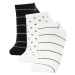 DEFACTO Women's 3-Pack Cotton Ankle Socks