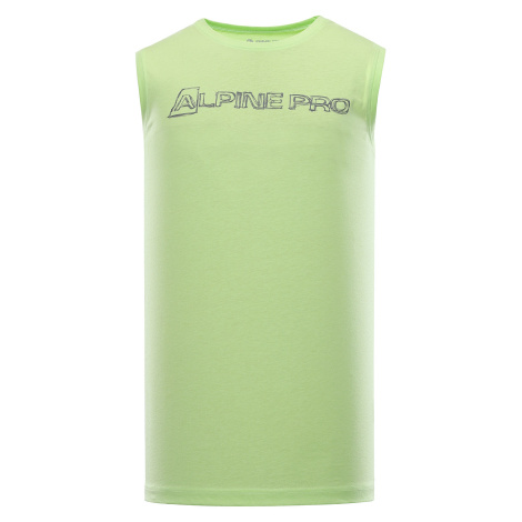 Man quick-drying tank top ALPINE PRO HOUDIN 2 french green