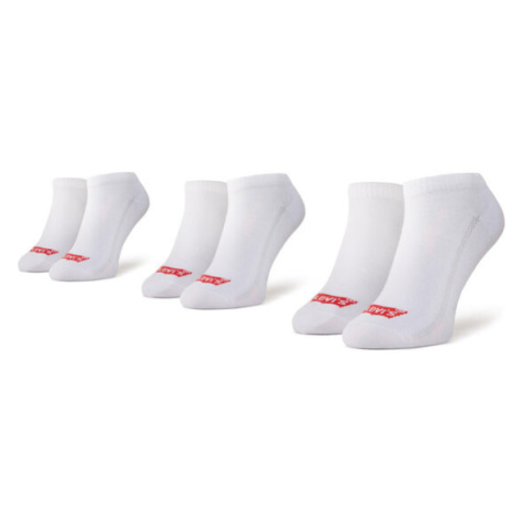 Levi's® Súprava 3 párov kotníkových ponožiek unisex 37157-0171 Biela Levi´s