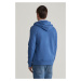 MIKINA GANT REG SHIELD FULL ZIP HOODIE VINTAGE BLUE