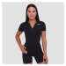 GymBeam Dámske tričko Cropped Ignite Black  MM