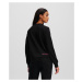 Mikina Karl Lagerfeld Ikonik 2.0 Jelly Sweatshirt Black