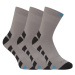 3PACK ponožky VoXX šedé (Gastl) M