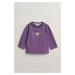 TRIČKO GANT ARCHIVE SHIELD LS T-SHIRT BORDEAUX PURPLE