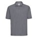 Men's Polycotton Polo Russell Dark Grey T-Shirt