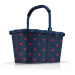 Nákupný košík Reisenthel Carrybag Frame Mixed dots red