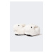 DEFACTO Girl's Rabbit Themed Flat Sole Plush Slippers