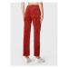 Olsen Bavlnené nohavice Lisa 14002006 Červená Straight Fit